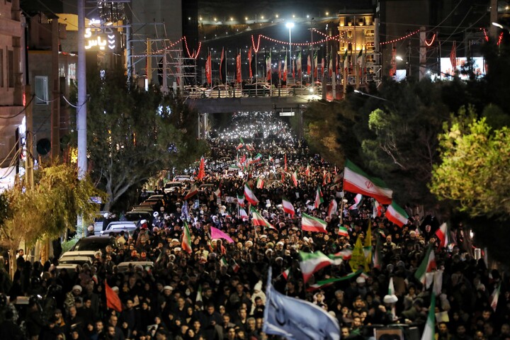 تصاویر/ اجتماع سوگواران شهید امام خامنه ای درقم