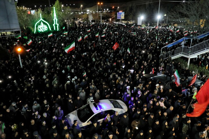 تصاویر/ اجتماع سوگواران شهید امام خامنه ای درقم