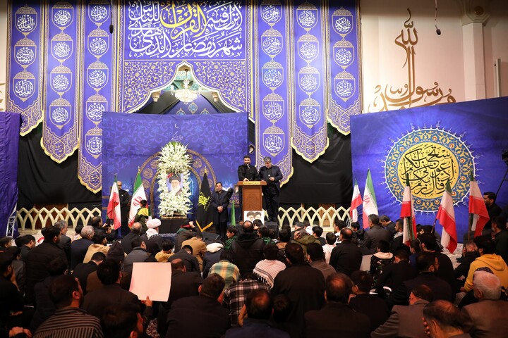 تصاویر/ اجتماع سوگواران شهید امام خامنه ای درقم