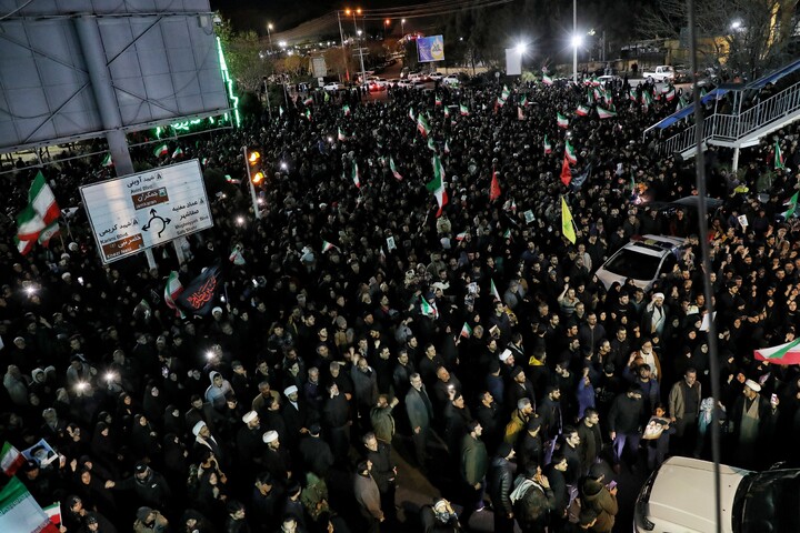 تصاویر/ اجتماع سوگواران شهید امام خامنه ای درقم