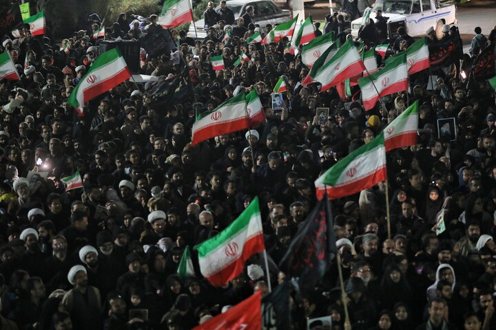 تصاویر/ اجتماع سوگواران شهید امام خامنه ای درقم