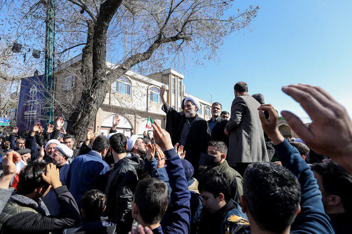 تصاویر / اجتماع مردم استان قزوین در پی  شهادت  امام خامنه ای