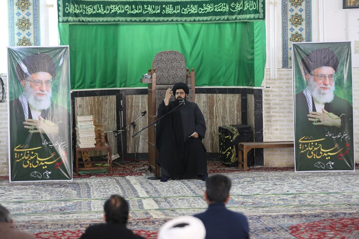 تصاویر/ اولین روز اقامه عزای سیدالشهدای انقلاب در حوزه علمیه استان یزد