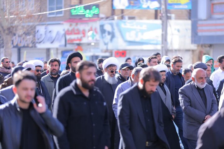 تصاویر/ اجتماع مردم ولایتمدار ساوجبلاغ در سوگ رهبر معظم انقلاب