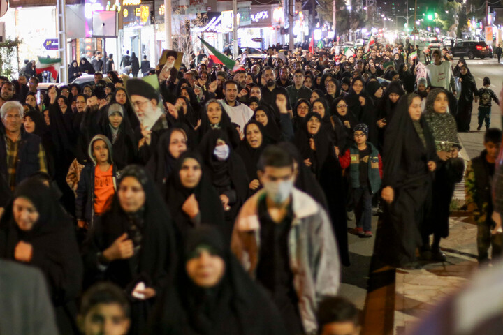 تصاویر| راهپیمای کفن‌پوشان برای خونخواهی رهبر شهید ایران اسلامی در بیرجند