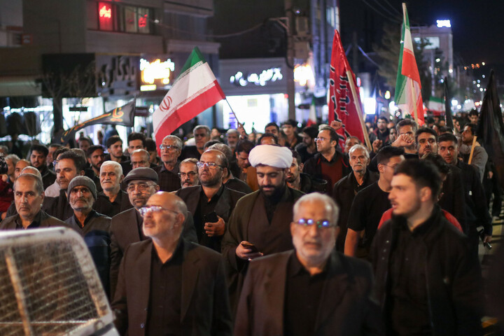 تصاویر| راهپیمای کفن‌پوشان برای خونخواهی رهبر شهید ایران اسلامی در بیرجند