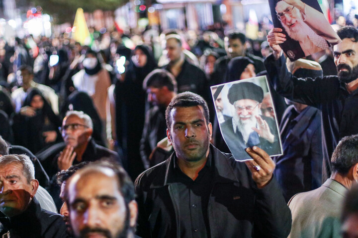 تصاویر| راهپیمای کفن‌پوشان برای خونخواهی رهبر شهید ایران اسلامی در بیرجند
