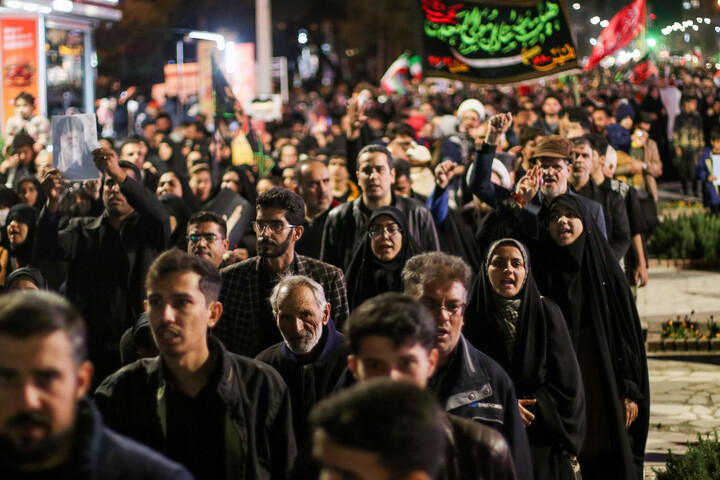 تصاویر| راهپیمای کفن‌پوشان برای خونخواهی رهبر شهید ایران اسلامی در بیرجند