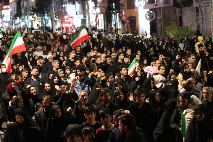 تصاویر| راهپیمای کفن‌پوشان برای خونخواهی رهبر شهید ایران اسلامی در بیرجند