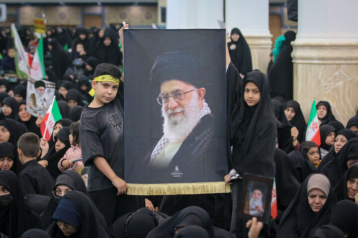 تصاویر/ اجتماع زینبیون قیام بانوان انقلابی در خونخواهی نایب المهدی