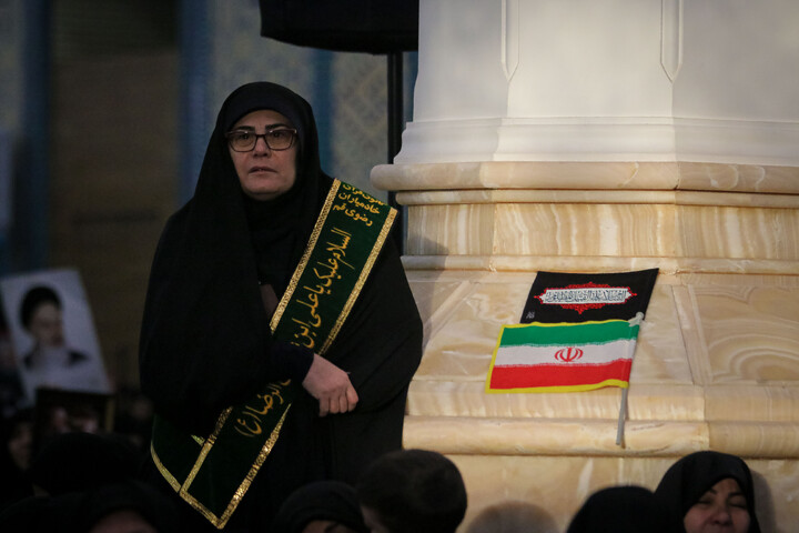 تصاویر/ اجتماع زینبیون قیام بانوان انقلابی در خونخواهی نایب المهدی