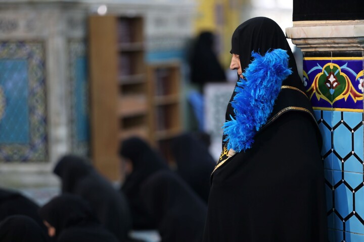 تصاویر/ آیین ترتیل خوانی قرآن کریم در امامزاده سید جعفر(ع) محمد استان یزد