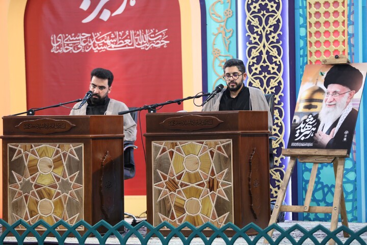 تصاویر/ آیین ترتیل خوانی قرآن کریم در امامزاده سید جعفر(ع) محمد استان یزد