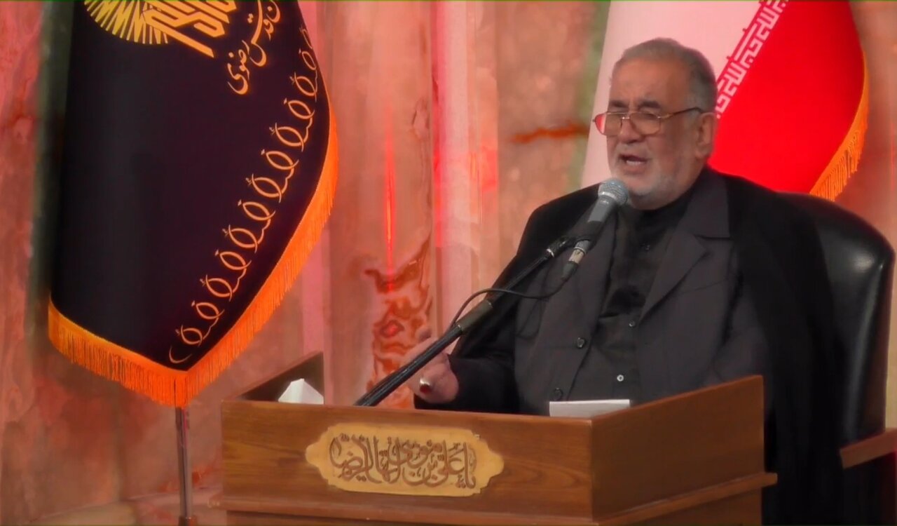 مراسم سوگواری شهادت حضرت آیت الله خامنه ای(قدس سره) در رواق امام خمینی(ره) حرم مطهر رضوی