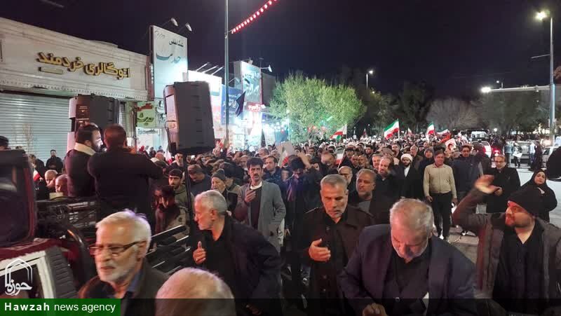 خروش شبانه امت حزب الله در جای جای شهر مقدس قم