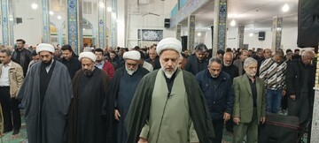 تصاویر/ حضور حماسی مردم ساوه در مسجد انقلاب و خیابانهای اطراف