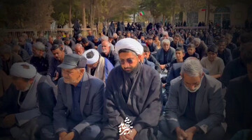 فیلم | حضور مردم بخش کشکوئیه در حمایت از ایران اسلامی