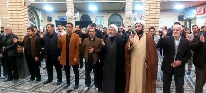 تصاویر/ اجتماع سوگواران رهبر شهید در شهرستان شوط