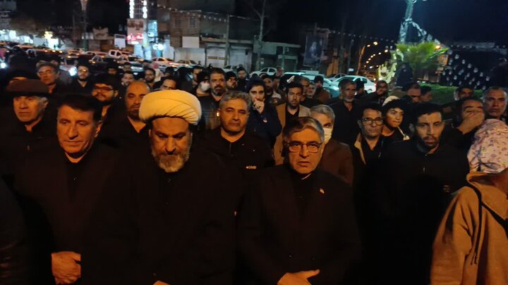 تصاویر/سوگواری مردم کوهدشت در پی شهادت قائد امت امام خامنه ای