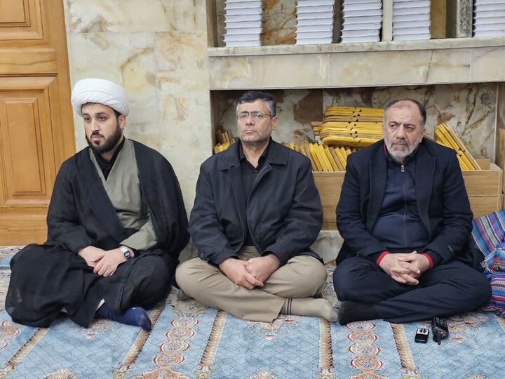 تصاویر / مراسم سوگواری برای قائد امت در شهرستان بویین زهرا