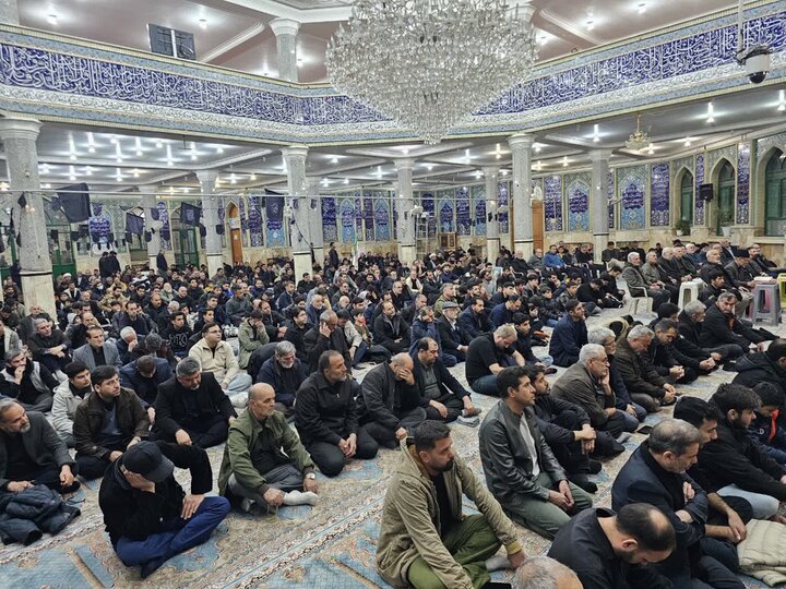 تصاویر / مراسم سوگواری برای قائد امت در شهرستان بویین زهرا