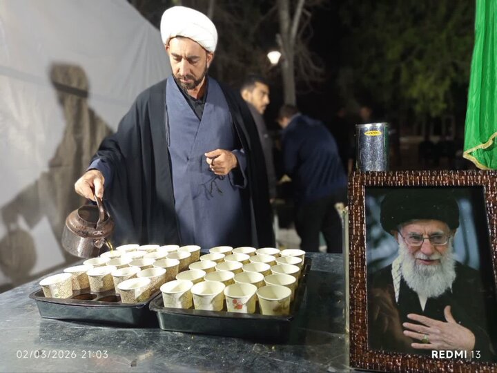 موکب مشترک حوزه علمیه مفیدیه و مسجد ثارالله سیرجان