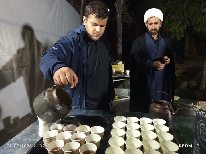 موکب مشترک حوزه علمیه مفیدیه و مسجد ثارالله سیرجان