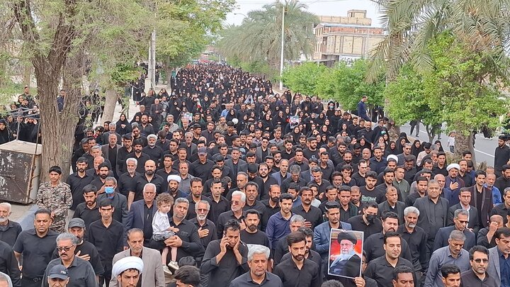 تصاویر/ تشییع شهید توکلی در شهرستان عنبرآباد
