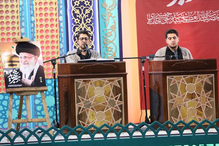 تصاویر/ آیین ترتیل خوانی قرآن کریم در امامزاده سید جعفر(ع) محمد استان یزد
