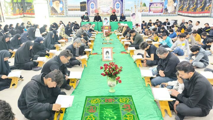تصاویر/ سیزدهمین روز ترتیل‌خوانی قرآن در شهر امام حسن(ع)