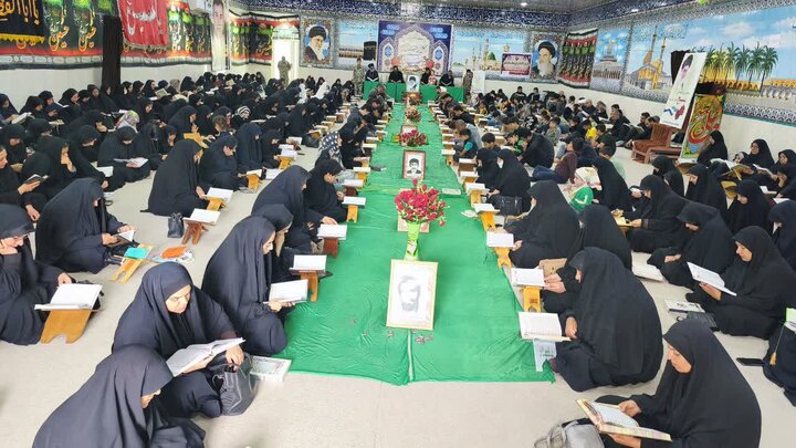 تصاویر/ سیزدهمین روز ترتیل‌خوانی قرآن در شهر امام حسن(ع)