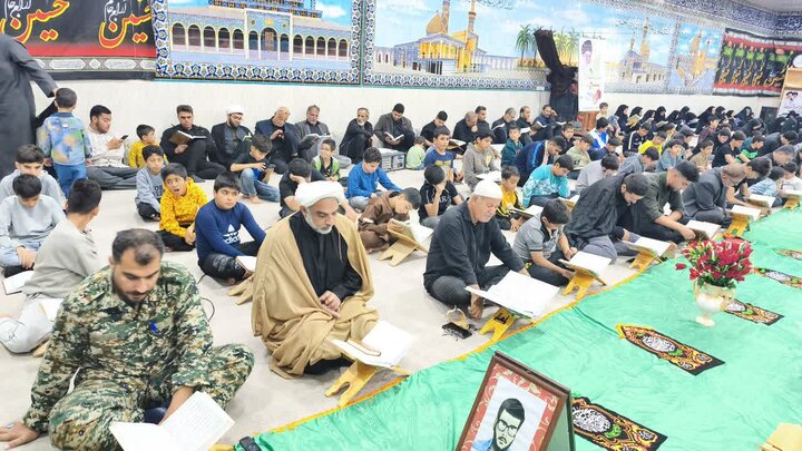 تصاویر/ سیزدهمین روز ترتیل‌خوانی قرآن در شهر امام حسن(ع)