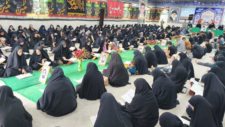 تصاویر/ سیزدهمین روز ترتیل‌خوانی قرآن در شهر امام حسن(ع)