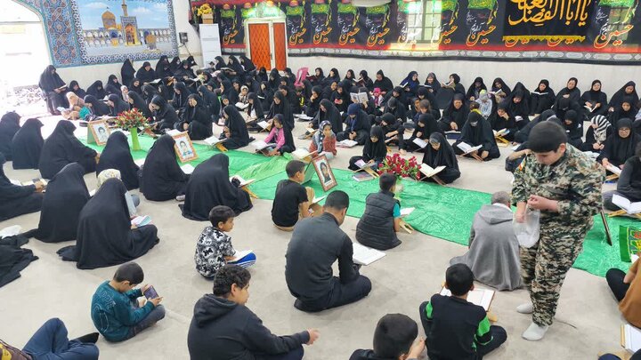 تصاویر/ سیزدهمین روز ترتیل‌خوانی قرآن در شهر امام حسن(ع)