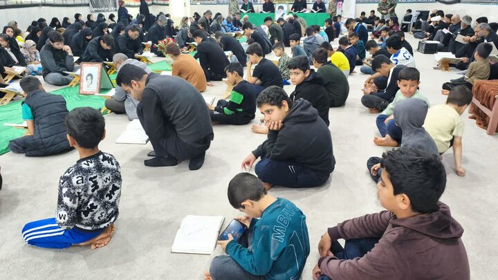 تصاویر/ سیزدهمین روز ترتیل‌خوانی قرآن در شهر امام حسن(ع)