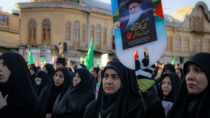 تصاویر/حضور امت امام خامنه‌ای در تجمع امروز همدان