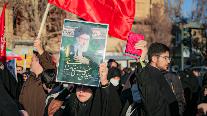 تصاویر/حضور امت امام خامنه‌ای در تجمع امروز همدان