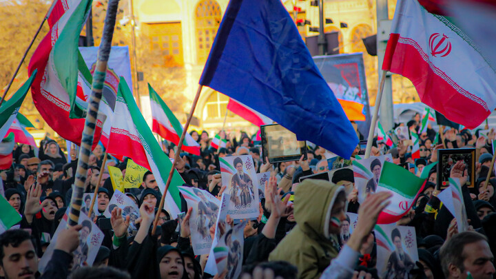 تصاویر/حضور امت امام خامنه‌ای در تجمع امروز همدان