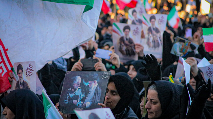 تصاویر/حضور امت امام خامنه‌ای در تجمع امروز همدان
