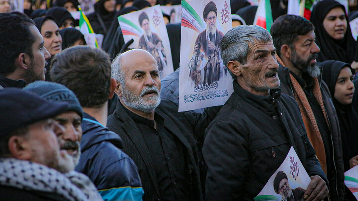 تصاویر/حضور امت امام خامنه‌ای در تجمع امروز همدان