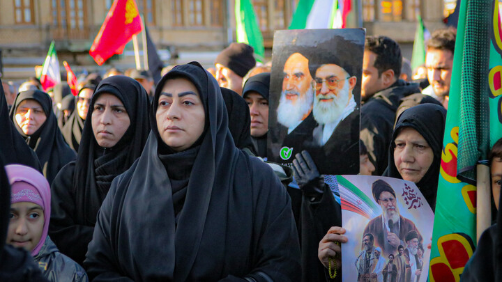 تصاویر/حضور امت امام خامنه‌ای در تجمع امروز همدان