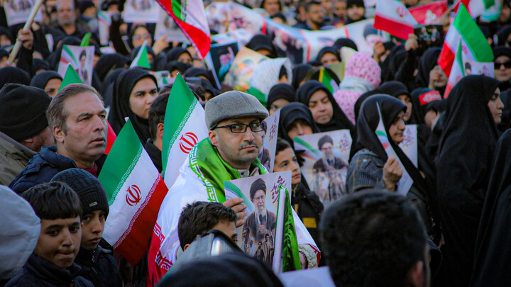 تصاویر/حضور امت امام خامنه‌ای در تجمع امروز همدان