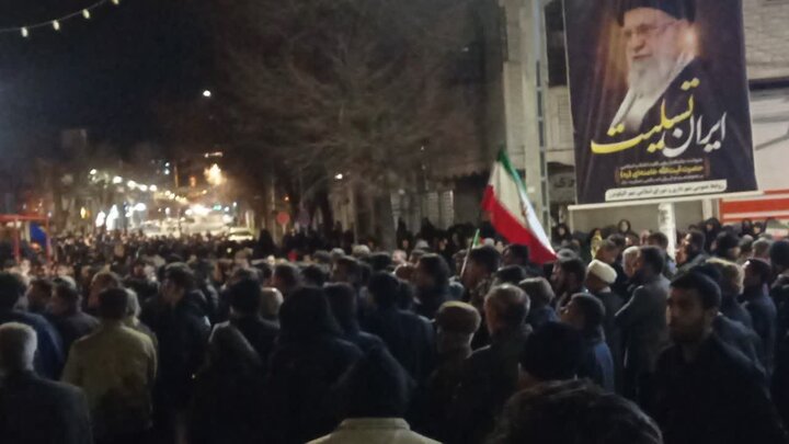تصاویر/ خروش انقلابی مردم اليگودرز در فراغ رهبر شهید انقلاب