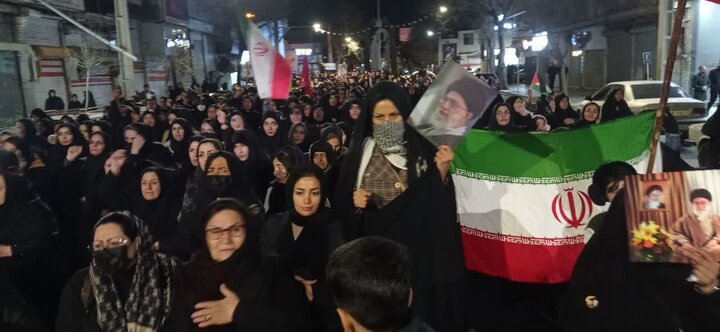 تصاویر/ خروش انقلابی مردم اليگودرز در فراغ رهبر شهید انقلاب