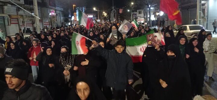 تصاویر/ خروش انقلابی مردم اليگودرز در فراغ رهبر شهید انقلاب