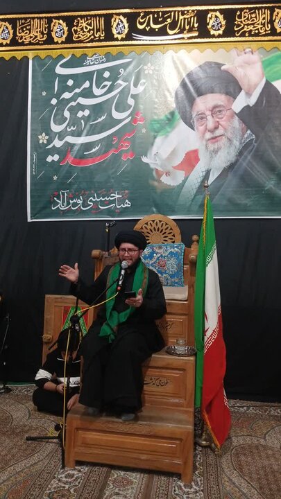 تصاویر/حضور مردم انقلابی شهر نوش آباد ، در سوگ امام خامنه ای
