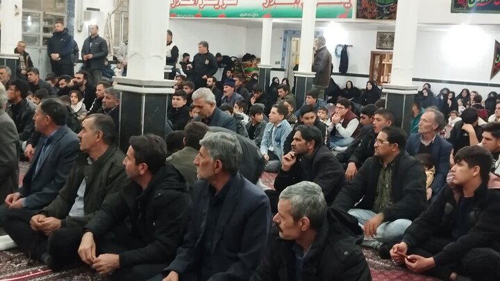 تصاویر/ تجمع بزرگ مردم روستای نوروزلو شهرستان باروق در خونخواهی رهبر شهید