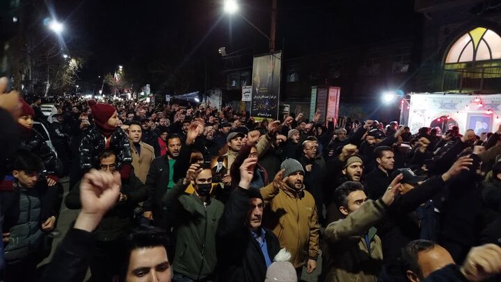 تصایر/ تجمع مردم خوی در سوگ رهبر معظم انقلاب