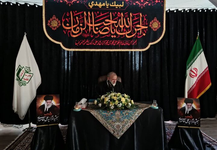 تصاویر/ مراسم عزاداری طلاب و اساتید مدارس علمیه خواهران ارومیه در مدرسه علمیه الزهرا (س)