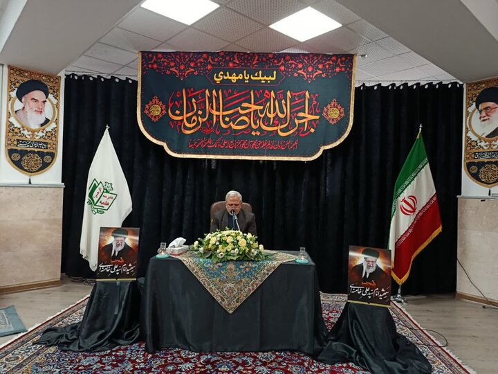 تصاویر/ مراسم عزاداری طلاب و اساتید مدارس علمیه خواهران ارومیه در مدرسه علمیه الزهرا (س)